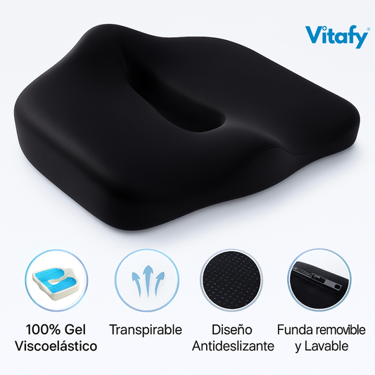 Cojín Ergonómico de Gel Viscoelástico