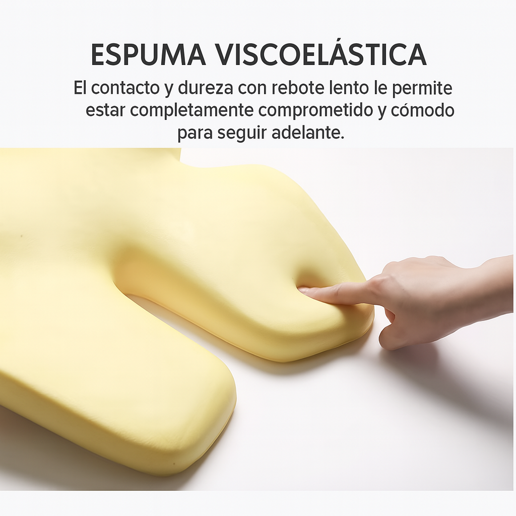 Cojín Lumbar de Espuma Viscoelástica