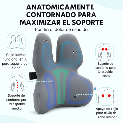 Cojín Lumbar de Espuma Viscoelástica