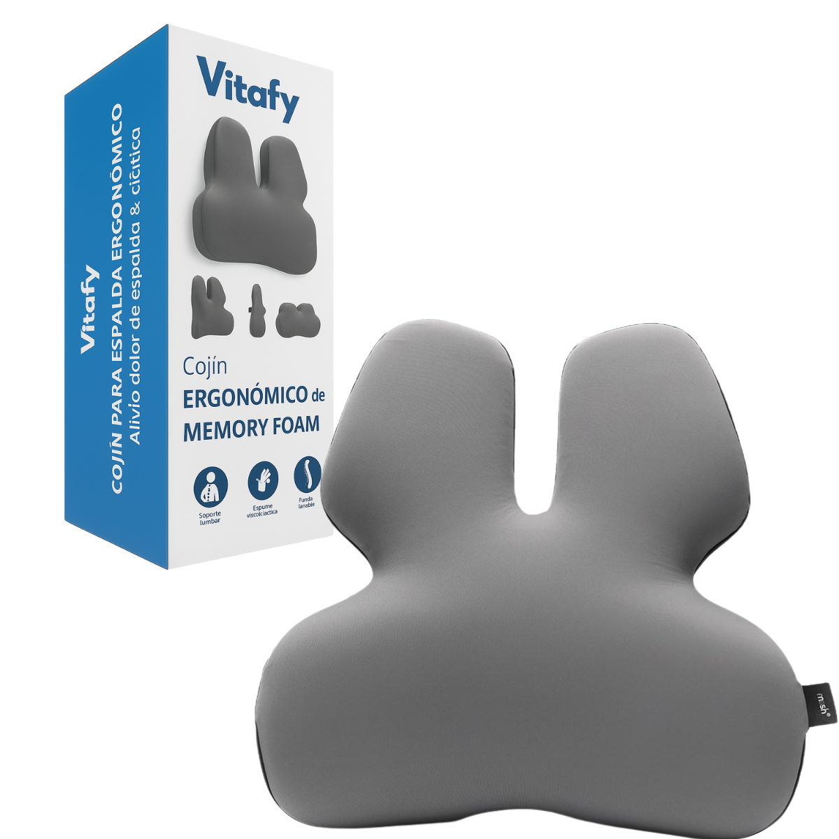 Cojín Lumbar de Espuma Viscoelástica